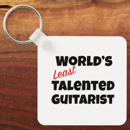's Werelds minst getalenteerde gitarist Sleutelhanger (Voorkant)