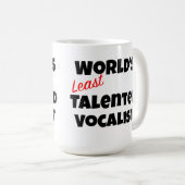 's Werelds minst getalenteerde vocalist Gag Gift M Koffiemok (Voorkant rechts)