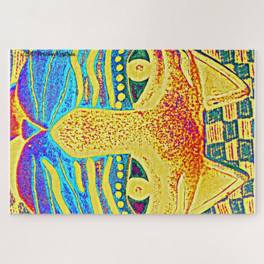 'S WERELDS MOEILIJKSTE KAT-PUZZEL LEGPUZZEL (Horizontaal)