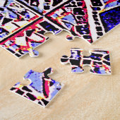 'S WERELDS MOEILIJKSTE MODERNE KARTONNEN IN 1974 LEGPUZZEL (Zijkant)