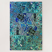 'S WERELDS MOEILIJKSTE MODERNE KARTONNEN ZELF G L LEGPUZZEL (Verticaal)