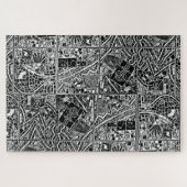 'S WERELDS MOEILIJKSTE MODERNE KARTPUZZEL LEGPUZZEL (Horizontaal)