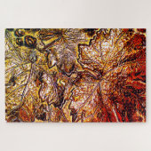 'S WERELDS MOEILIJKSTE RODE EN GOUDE DRUIVENLEZEN LEGPUZZEL (Horizontaal)