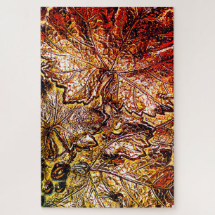 'S WERELDS MOEILIJKSTE RODE EN GOUDE DRUIVENLEZEN LEGPUZZEL