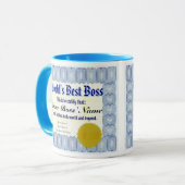 's Werelds Mok van beste bosecertificaten (Voorkant links)