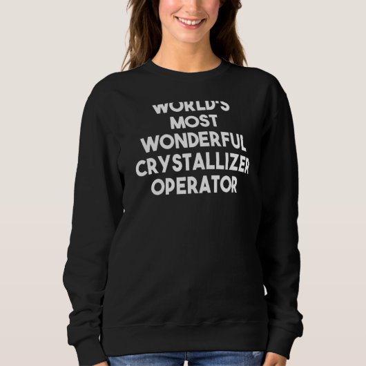 's Werelds mooiste kristallisator operator Trui (Voorkant)