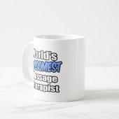's Werelds mooiste massagetherapeut Koffiemok (Voorkant links)