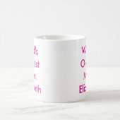 'S Werelds mooiste moeder gepersonaliseerd Koffiemok (Center)