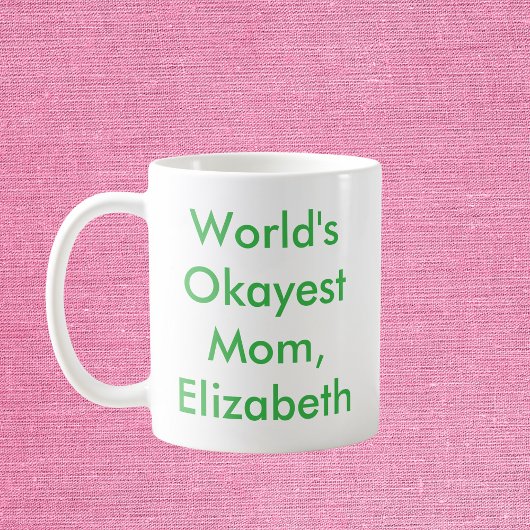'S Werelds mooiste moeder gepersonaliseerd Koffiemok