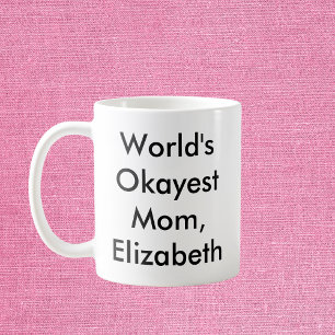 'S Werelds mooiste moeder gepersonaliseerd Koffiemok