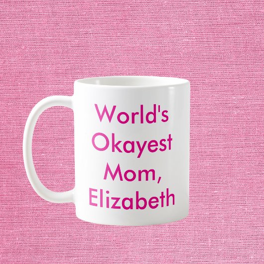 'S Werelds mooiste moeder gepersonaliseerd Koffiemok