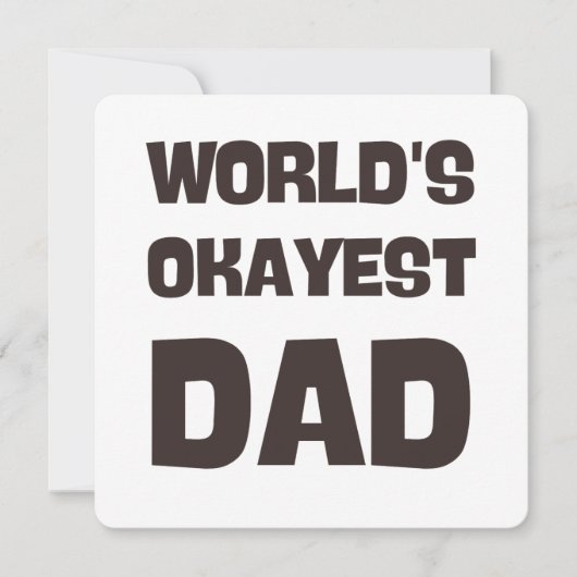 's Werelds mooiste vader grappige vader Kaart (Voorkant)