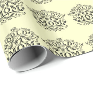 's Werelds nummer één mama  Vlaanderen Cadeaupapier
