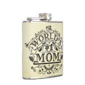 's Werelds nummer één mama  Vlaanderen Heupfles (Rechts)