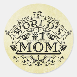 's Werelds nummer één mama Vlaanderen Ronde Sticker