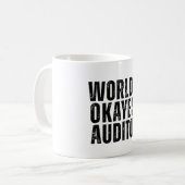 's Werelds Okayest Auditor Grappig Koffiemok (Voorkant links)