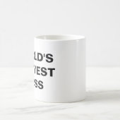 's Werelds Okayest Boss-Mok (groot afdrukken) Koffiemok (Center)