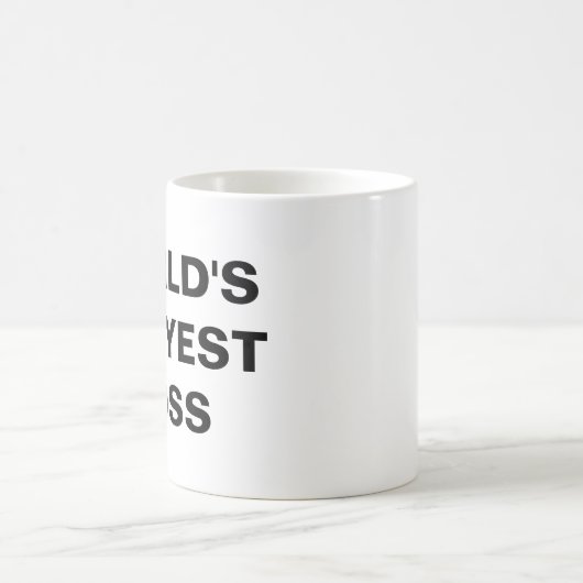 's Werelds Okayest Boss-Mok (groot afdrukken) Koffiemok (Center)