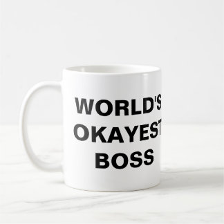 's Werelds Okayest Boss-Mok (groot afdrukken) Koffiemok