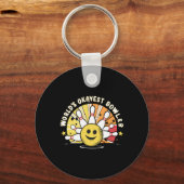 'S Werelds Okayest Bowler Funny Bowling LL en Pins Sleutelhanger (Voorkant)