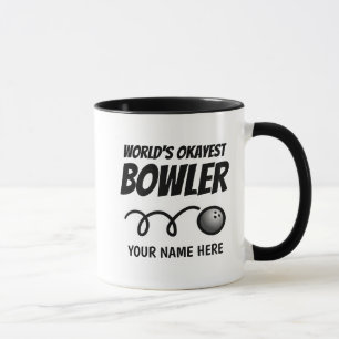 's Werelds Okayest Bowler grappige koffie-mok Mok