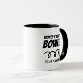 's Werelds Okayest Bowler grappige koffie-mok Mok (Voorkant rechts)