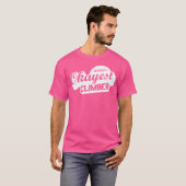 'S Werelds Okayest Climber Baseball Sleeve T-shirt (Voorkant volledig)