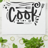 's Werelds Okayest Cook Schort - Keukengerei Theedoek (Gevouwen)