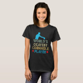 's Werelds Okayest Cornhole-speler T-shirt (Voorkant volledig)