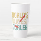 'S Werelds Okayest Curler Latte Mok & Cadeauartike (Voorkant)