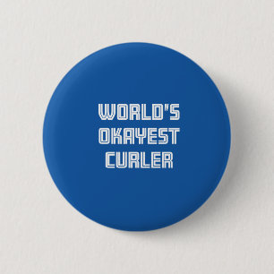 's Werelds Okayest Curler Ronde Button 5,7 Cm