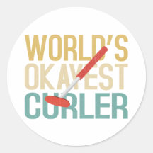 's Werelds Okayest Curler Sticker