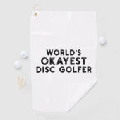 'S Werelds Okayest Disc Golfer Disc Golf Dad Golfhanddoek (Insitu)