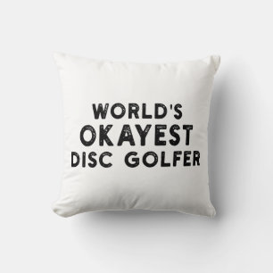 'S Werelds Okayest Disc Golfer Disc Golf Dad Kussen