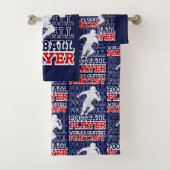 's Werelds Okayest Fantasy Football Player USA Col Bad Handdoek (Insitu)