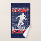 's Werelds Okayest Fantasy Football Player USA Col Bad Handdoek (Handdoek)