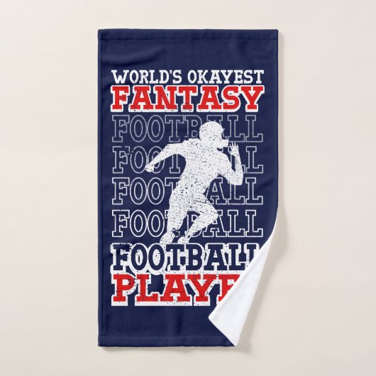 's Werelds Okayest Fantasy Football Player USA Col Bad Handdoek (Handdoek)