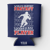 's Werelds Okayest Fantasy Football Player USA Col Blikjeskoeler (Voorkant)