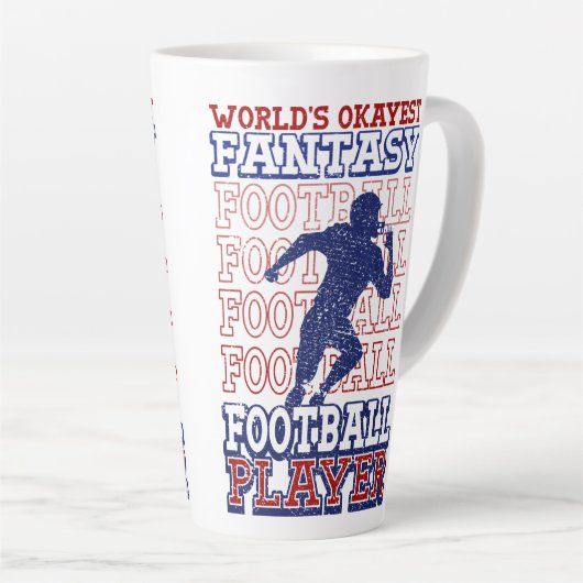 's Werelds Okayest Fantasy Football Player USA Col Latte Mok (Rechterhoek)
