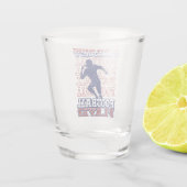 's Werelds Okayest Fantasy Football Player USA Col Shot Glas (Achterkant)