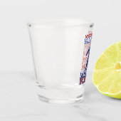 's Werelds Okayest Fantasy Football Player USA Col Shot Glas (Links)
