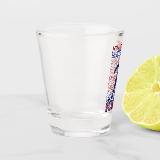 's Werelds Okayest Fantasy Football Player USA Col Shot Glas (Links)