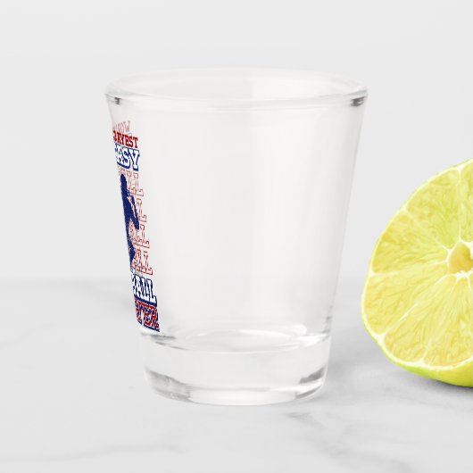 's Werelds Okayest Fantasy Football Player USA Col Shot Glas (Rechts)