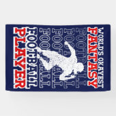 's Werelds Okayest Fantasy Football Player USA Col Spandoek (Horizontaal)