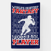 's Werelds Okayest Fantasy Football Player USA Col Spandoek (Verticaal)