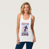 's Werelds Okayest Fantasy Football Player USA Col Tanktop (Volledige Voorkant)
