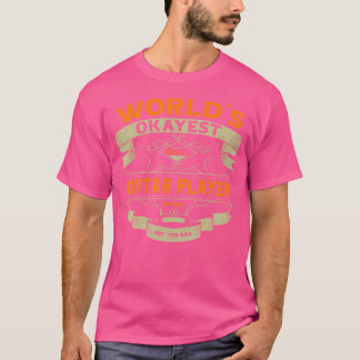 'S Werelds Okayest Gitaarspeler Funny  Label T-shirt