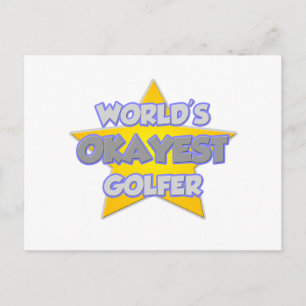 's Werelds Okayest Golfer .. grap Briefkaart