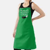 's Werelds Okayest Golfer grappige keukenplatform  Schort (Insitu)