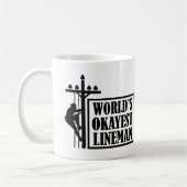 's Werelds Okayest Lineman, Lineman Quote Koffiemok (Links)
